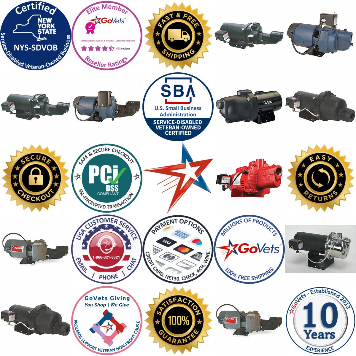 A selection of Shallow Well Jet Pumps products on GoVets