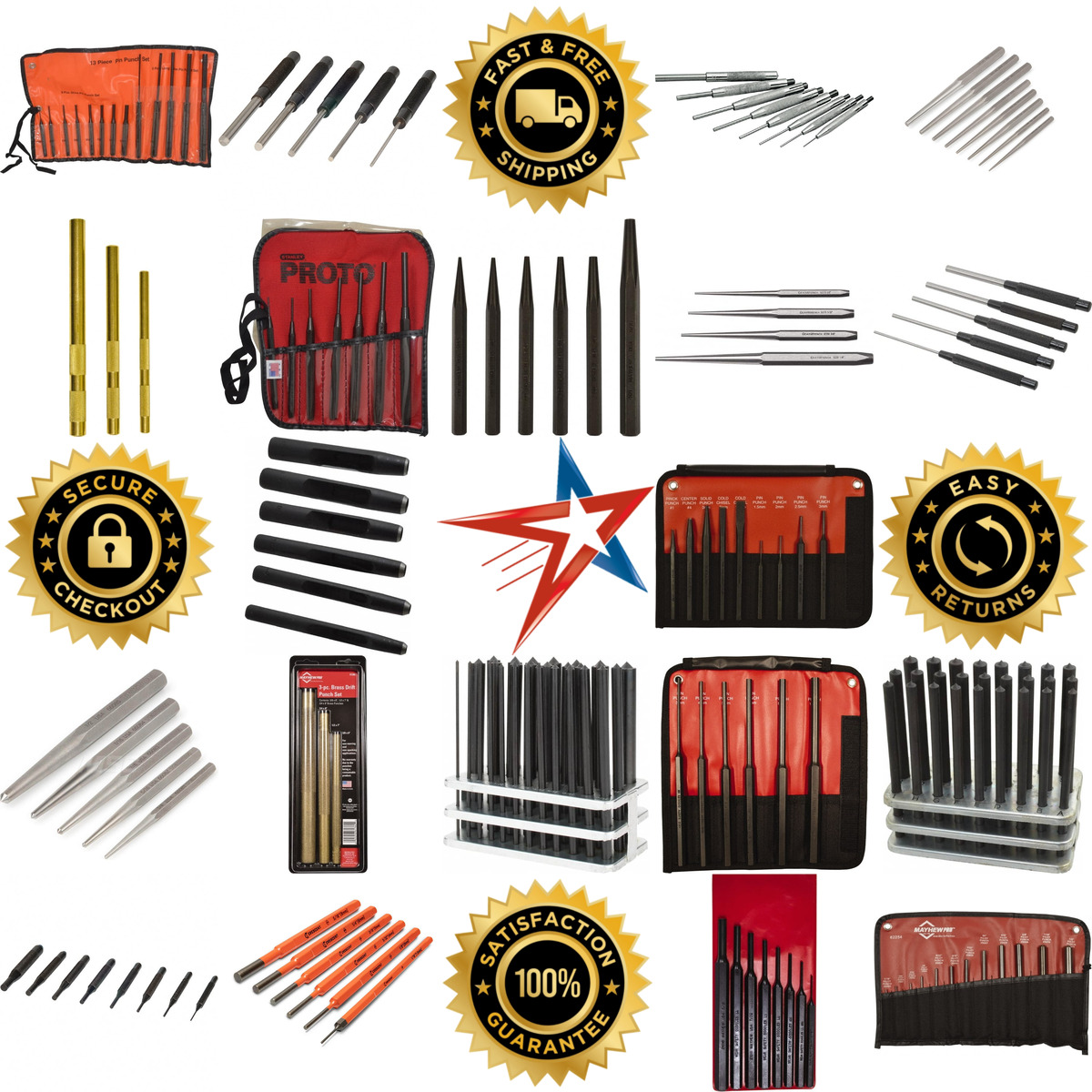 A selection of Punch Sets products on GoVets
