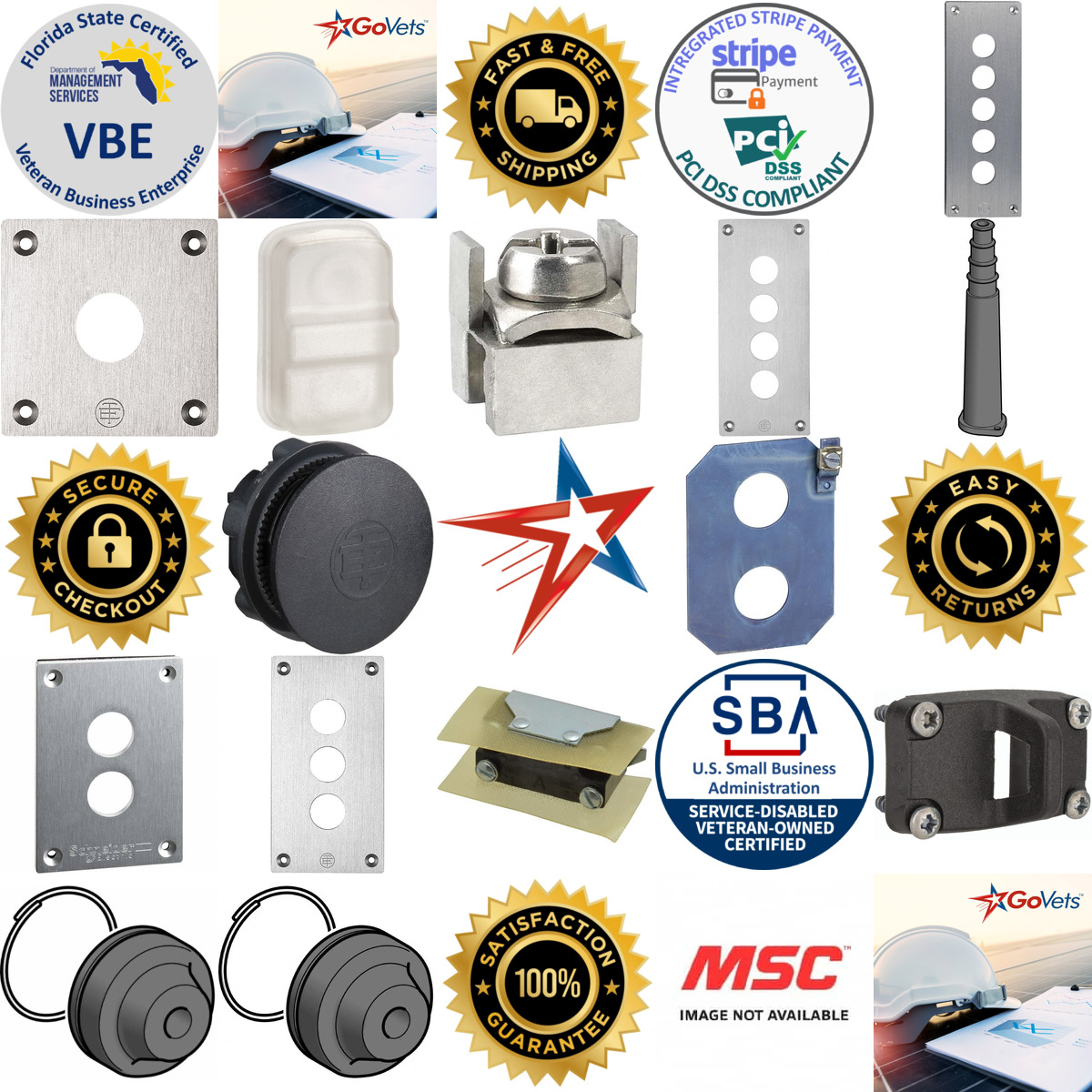 A selection of Pushbutton Control Station Accessories products on GoVets