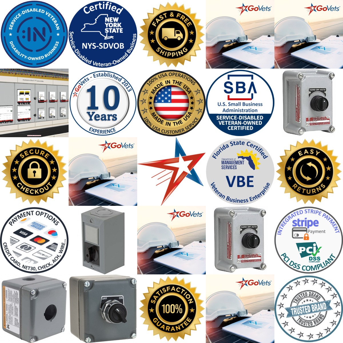 A selection of Selector Switch Control Stations products on GoVets