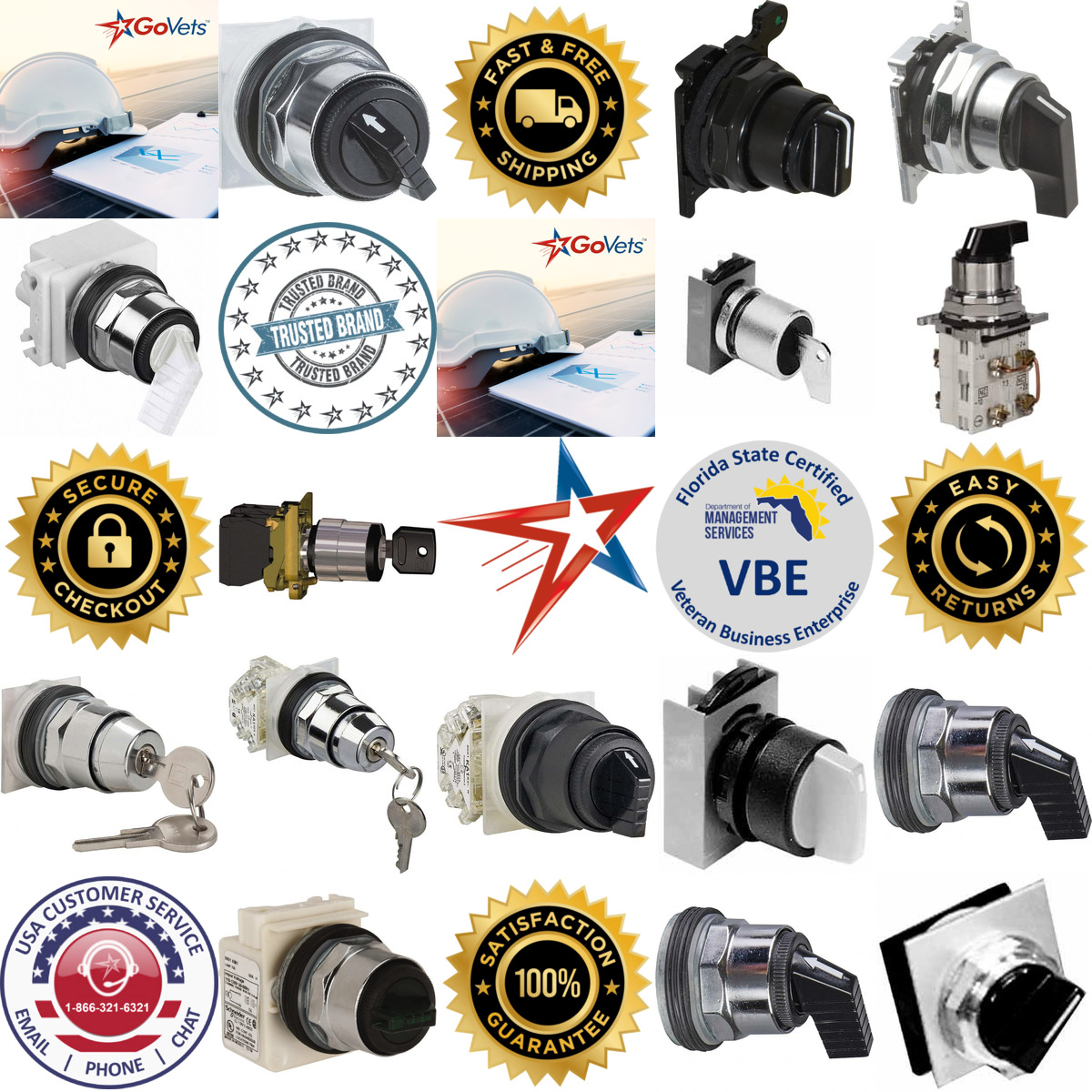 A selection of Selector Switches products on GoVets