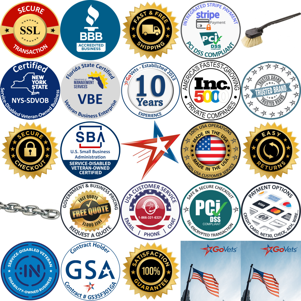 A selection of Add products on GoVets