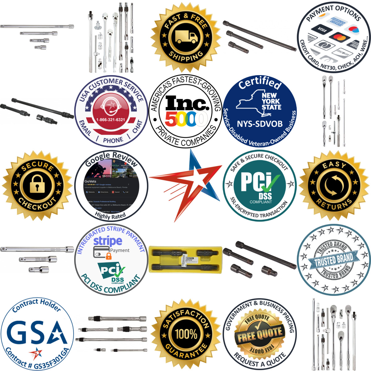 A selection of Proto products on GoVets