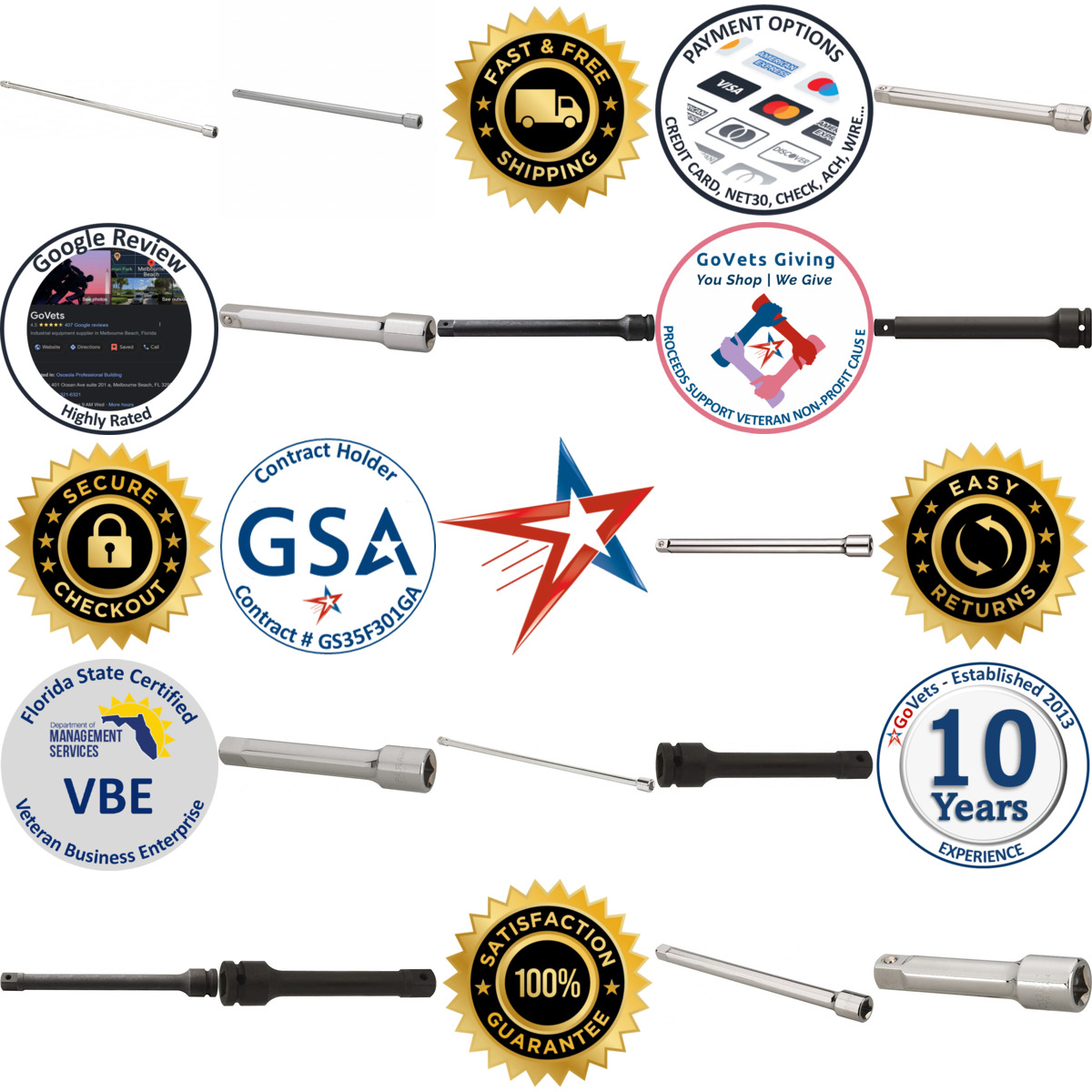 A selection of Paramount products on GoVets