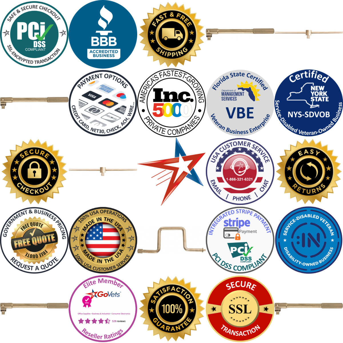 Millions of Products A selection of Ampco products on GoVets