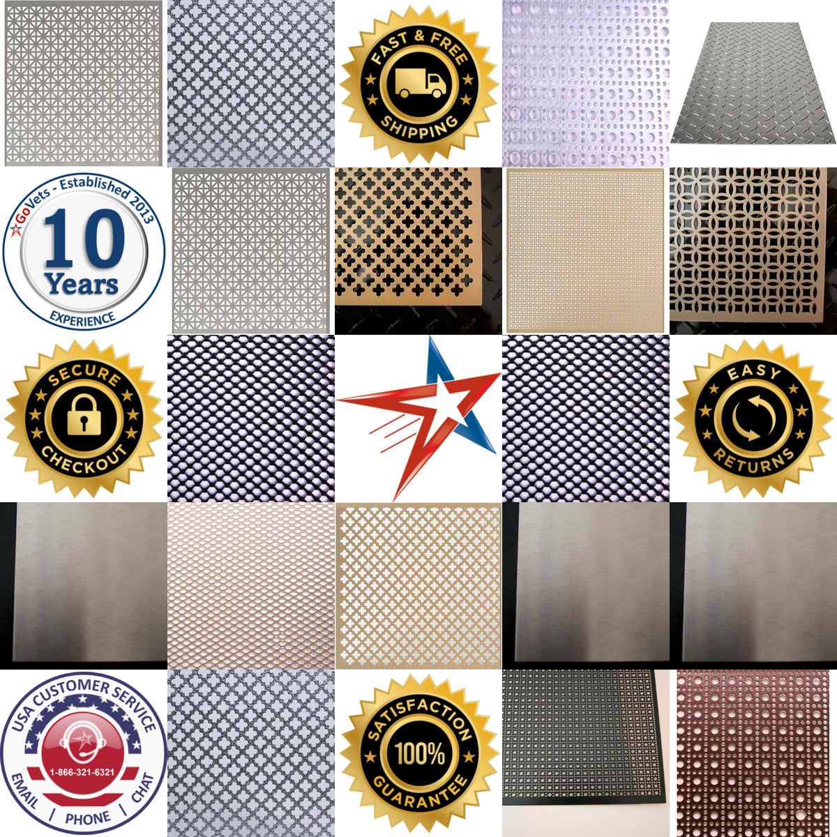 Millions of Products A selection of Aluminum Sheet Stock products on GoVets