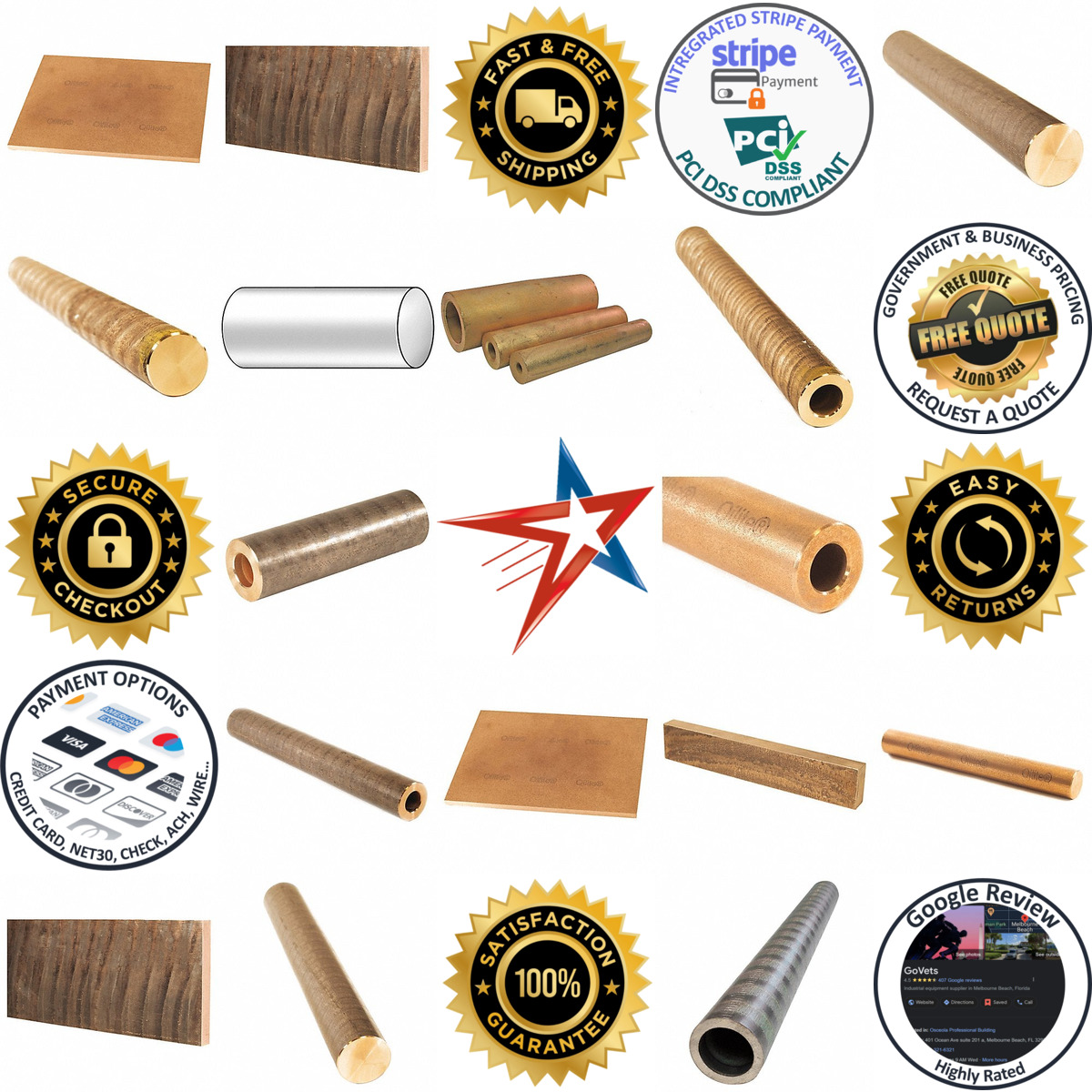 A selection of Bronze Blanks Flats Bars Plates and Sheet Stock products on GoVets