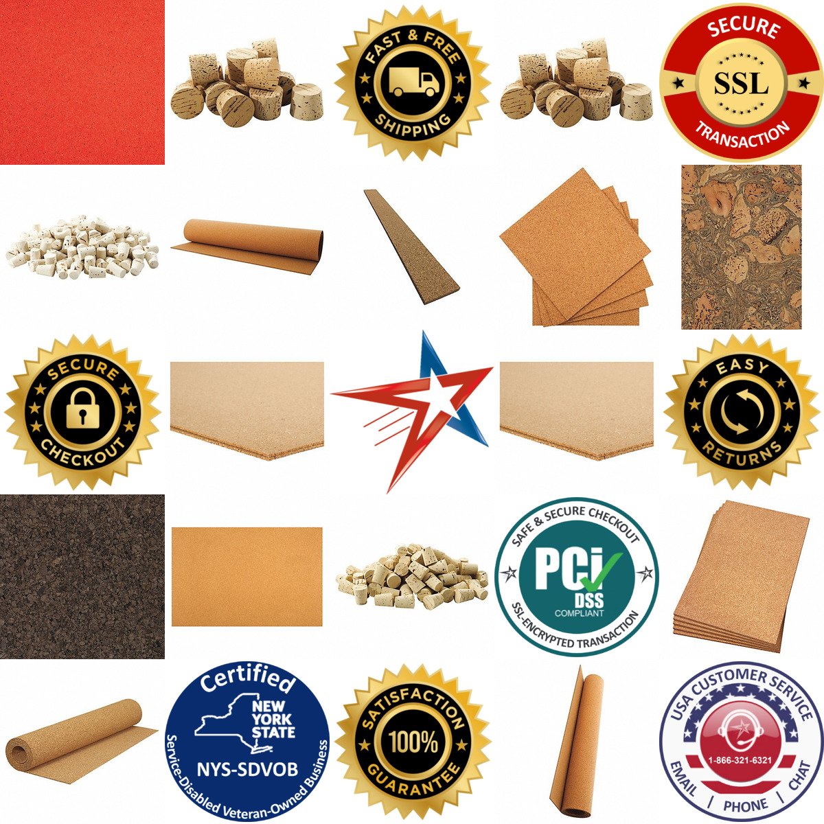 A selection of Cork products on GoVets