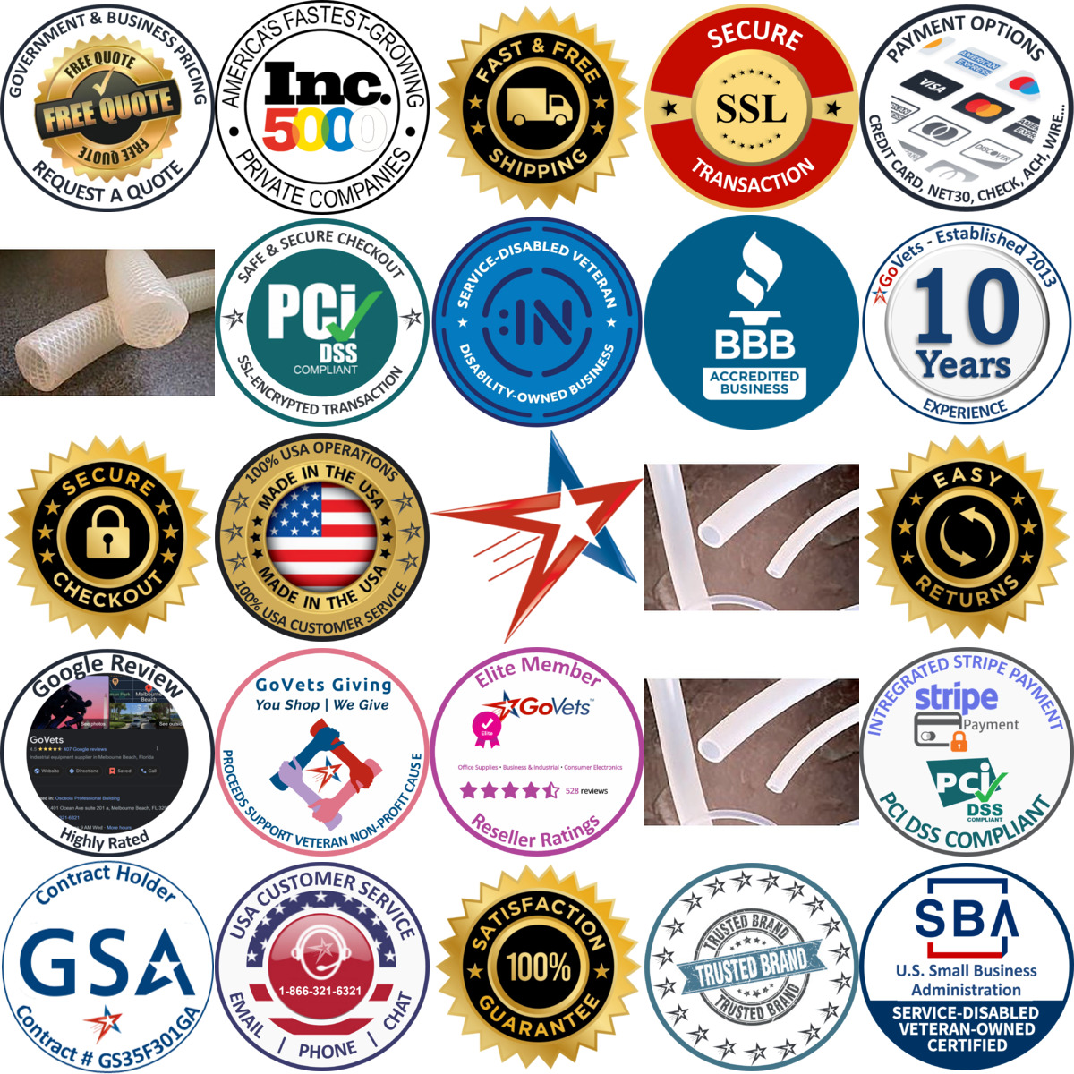 Millions of Products A selection of Rubber Rolls products on GoVets