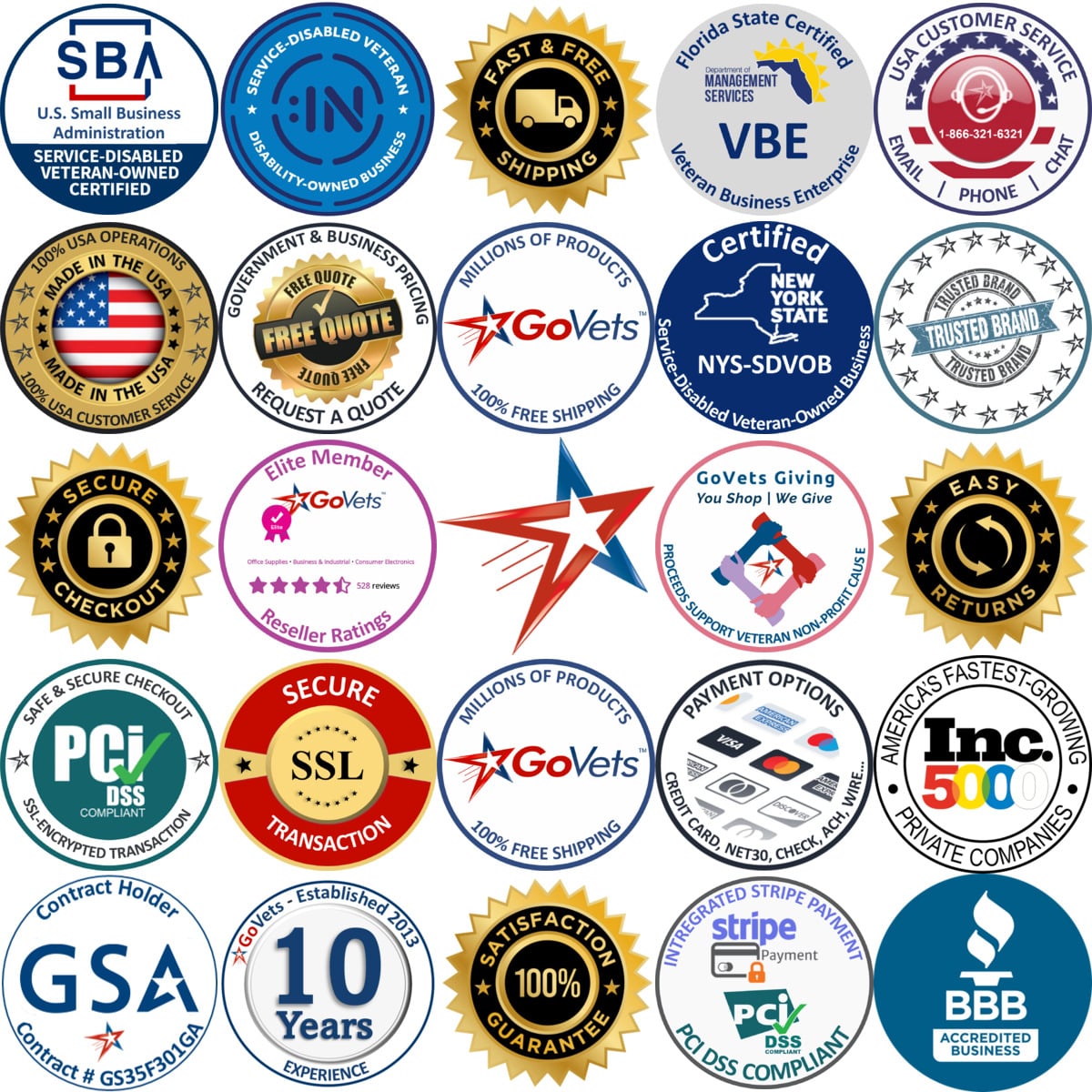 Millions of Products A selection of Slotted Shims products on GoVets