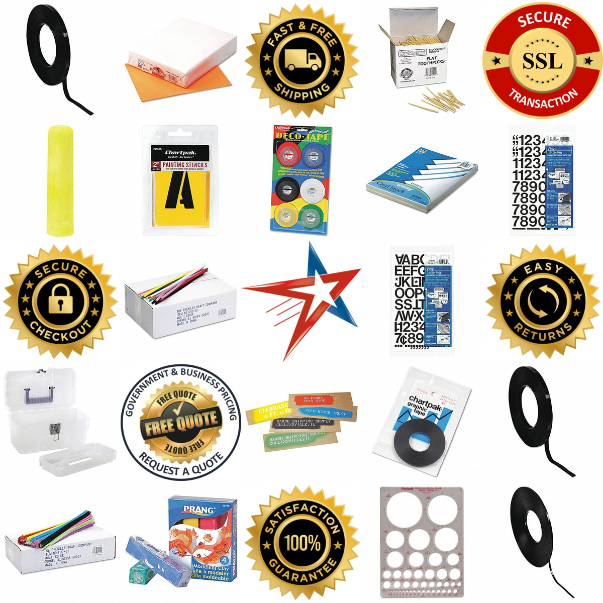 A selection of Art and Craft Supplies products on GoVets