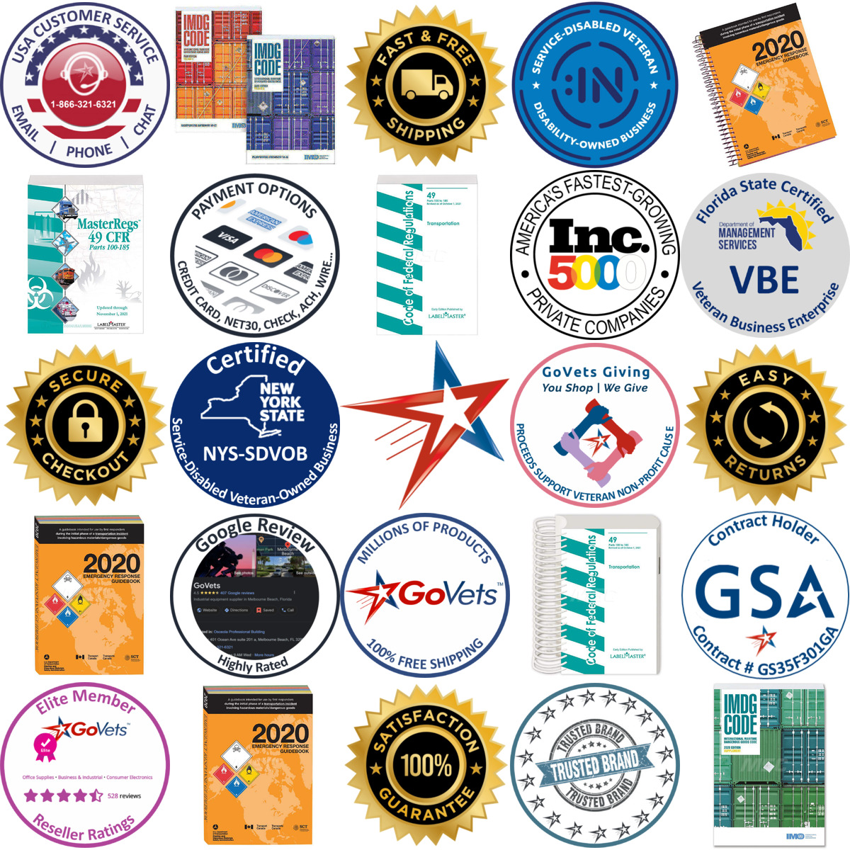 Millions of Products A selection of Labelmaster products on GoVets