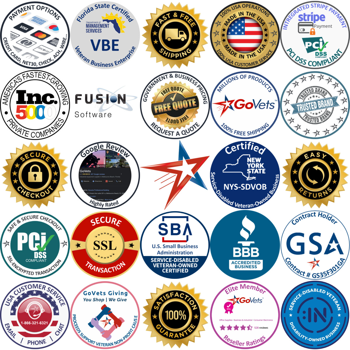 A selection of Fowler products on GoVets