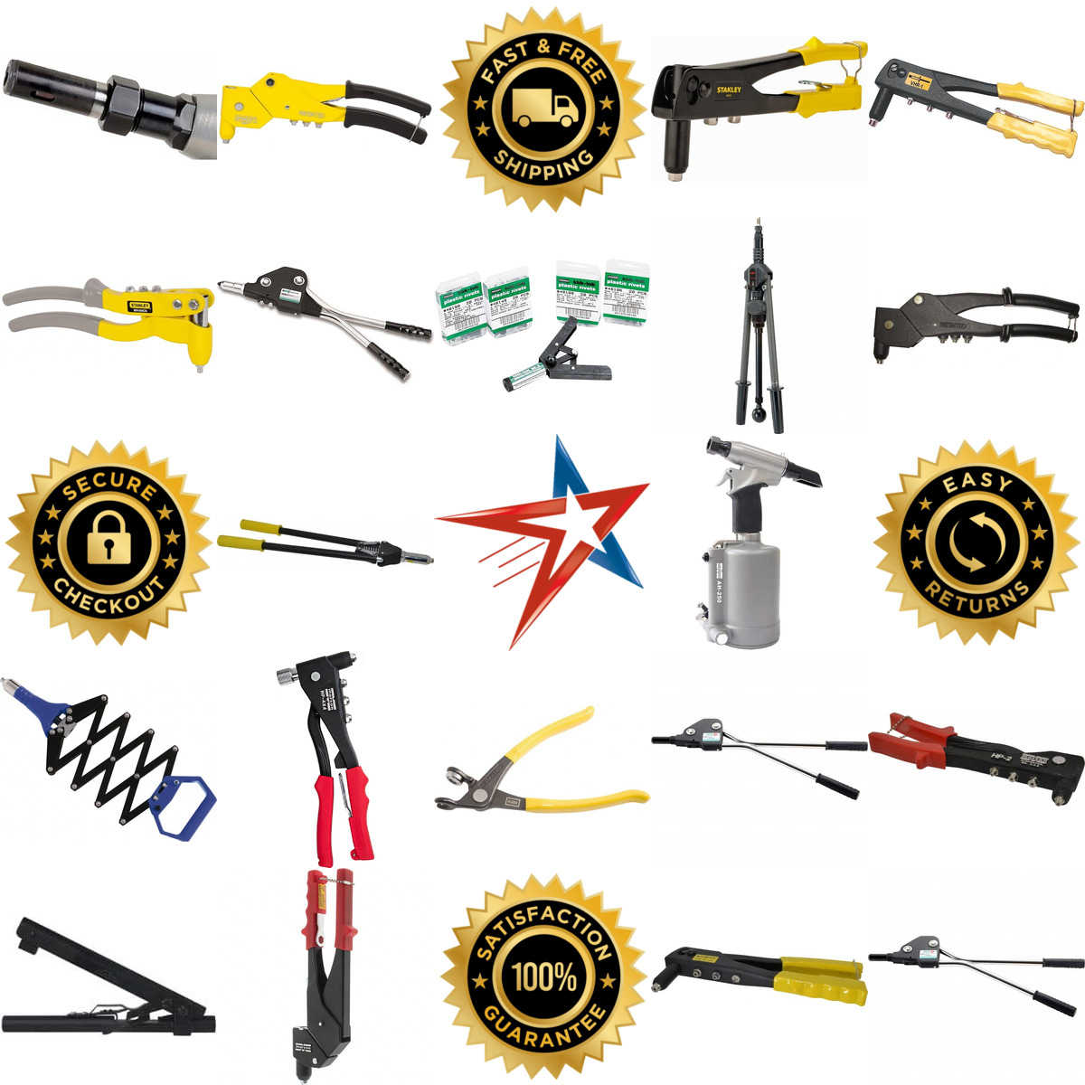 Millions of Products A selection of Hand Riveters products on GoVets