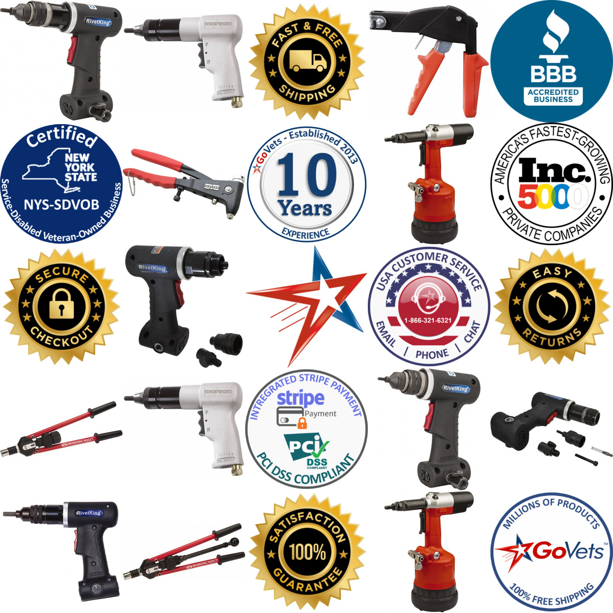 A selection of Rivet Nut Installation Tools products on GoVets