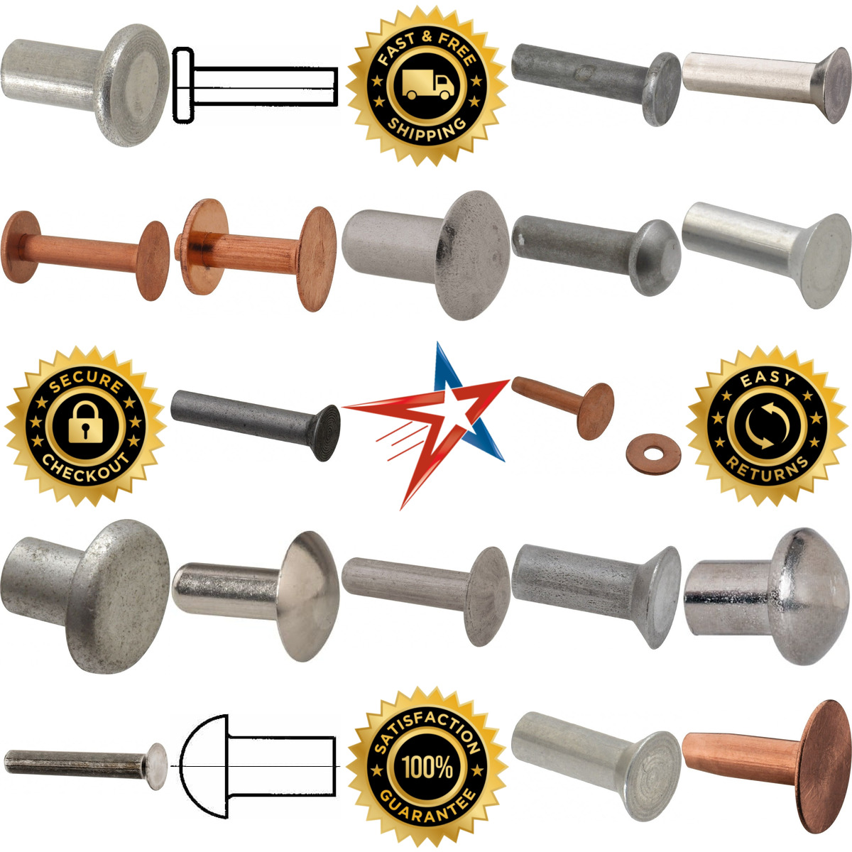 A selection of Solid Rivets products on GoVets