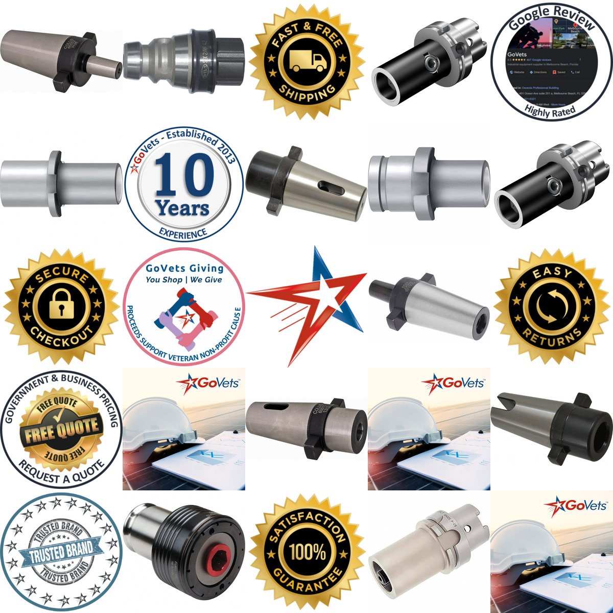 A selection of Quick Change Adapters products on GoVets