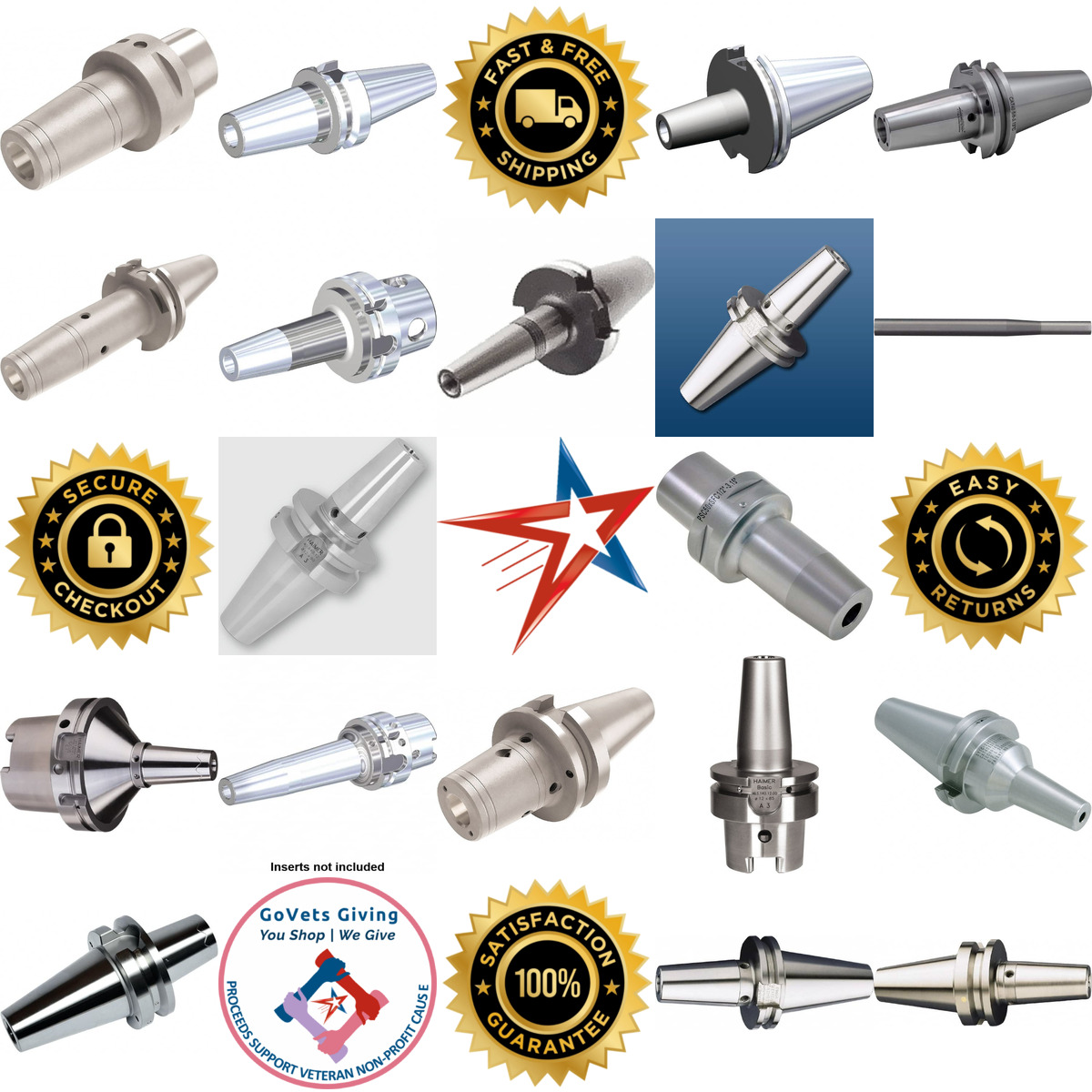 A selection of Shrink Fit Tool Holders and Adapters products on GoVets