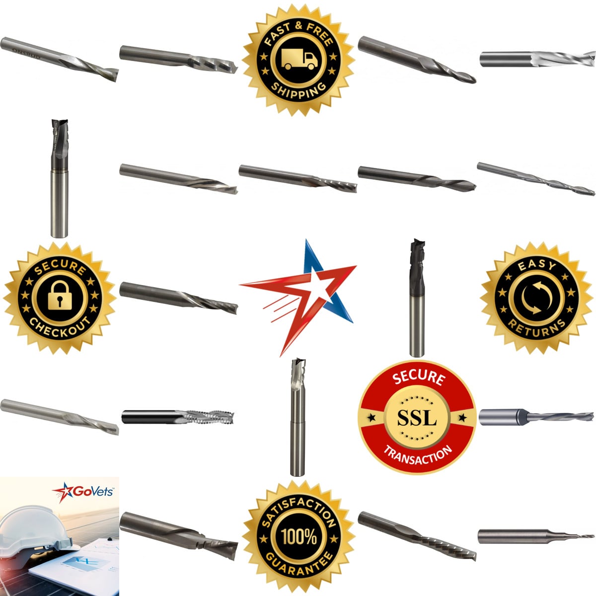 A selection of Onsrud products on GoVets