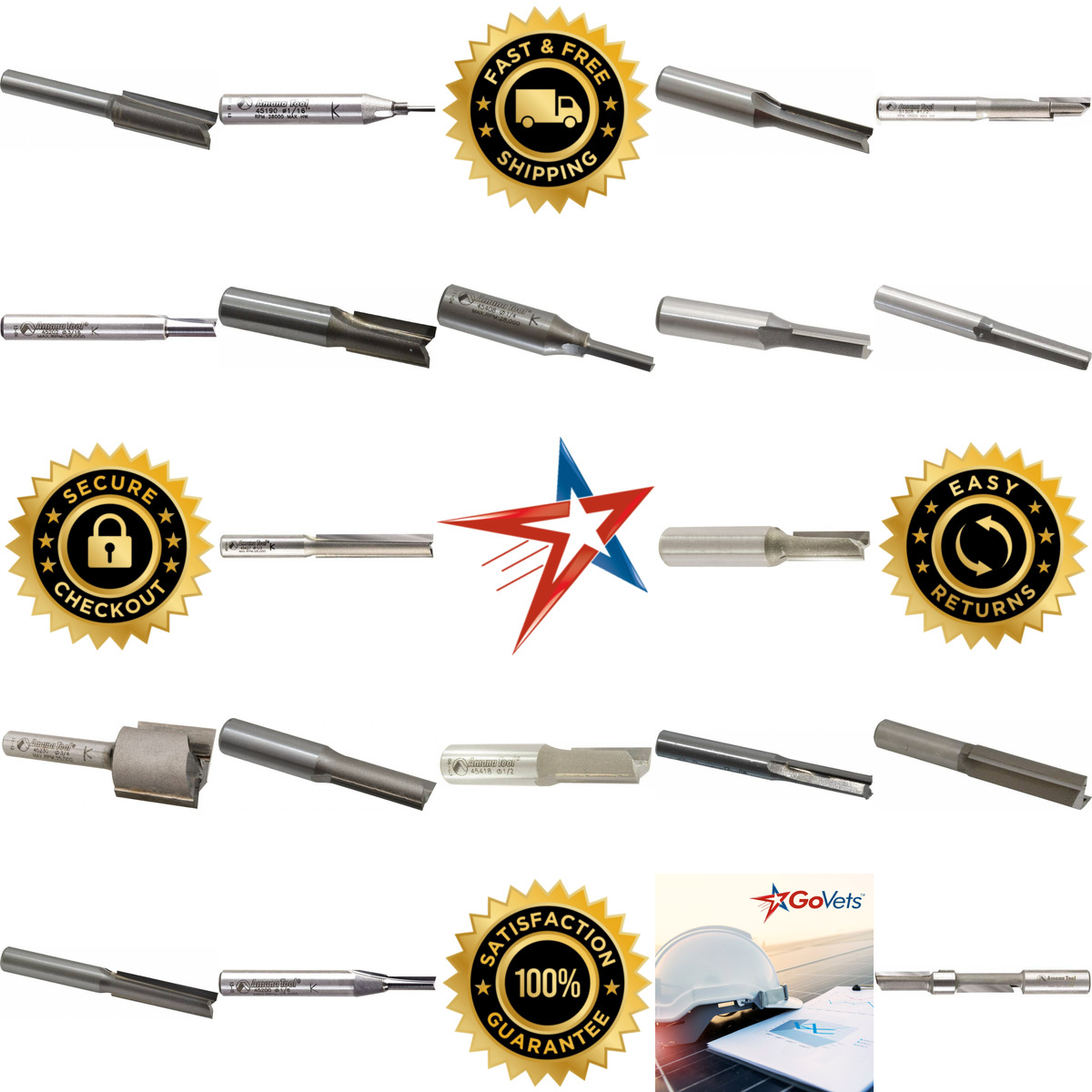 A selection of Amana Tool products on GoVets