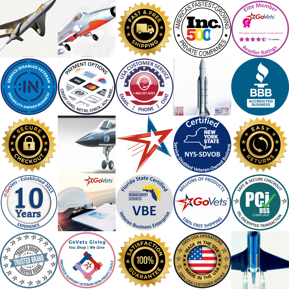 A selection of Komet products on GoVets