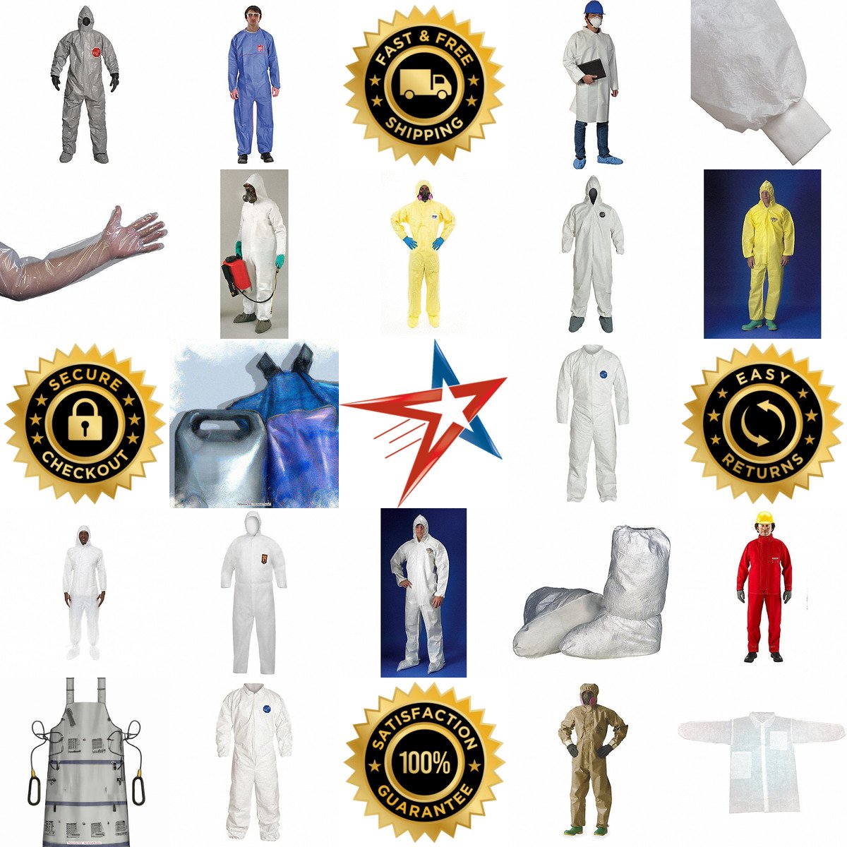 A selection of Chemical and Particulate Protective Clothing products on GoVets