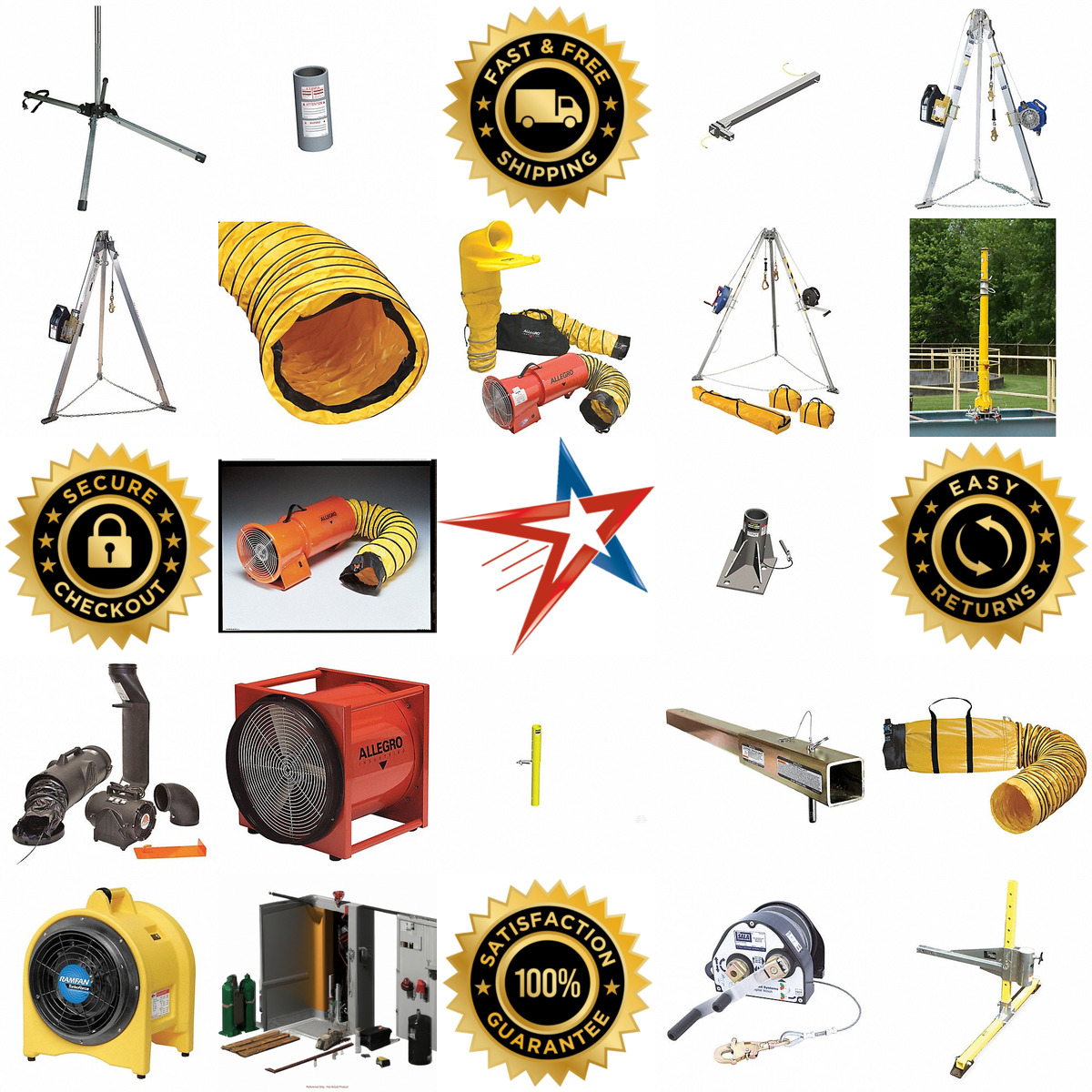 A selection of Confined Space Equipment products on GoVets