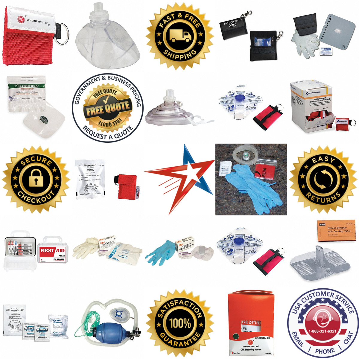 A selection of Cpr Mask Kits products on GoVets