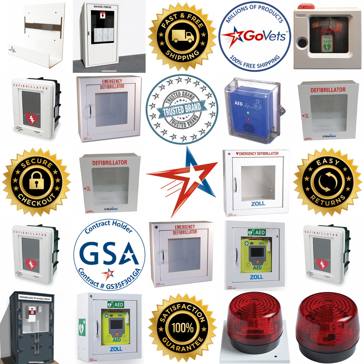 A selection of Defibrillator Storage Cabinets products on GoVets