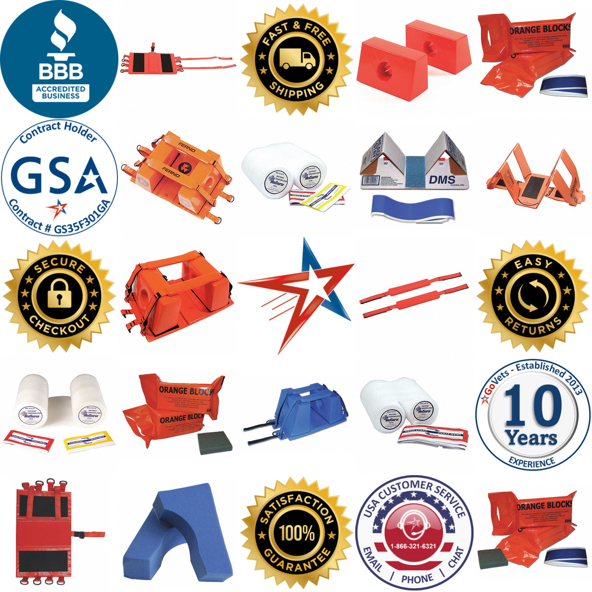 A selection of Head Immobilizers products on GoVets