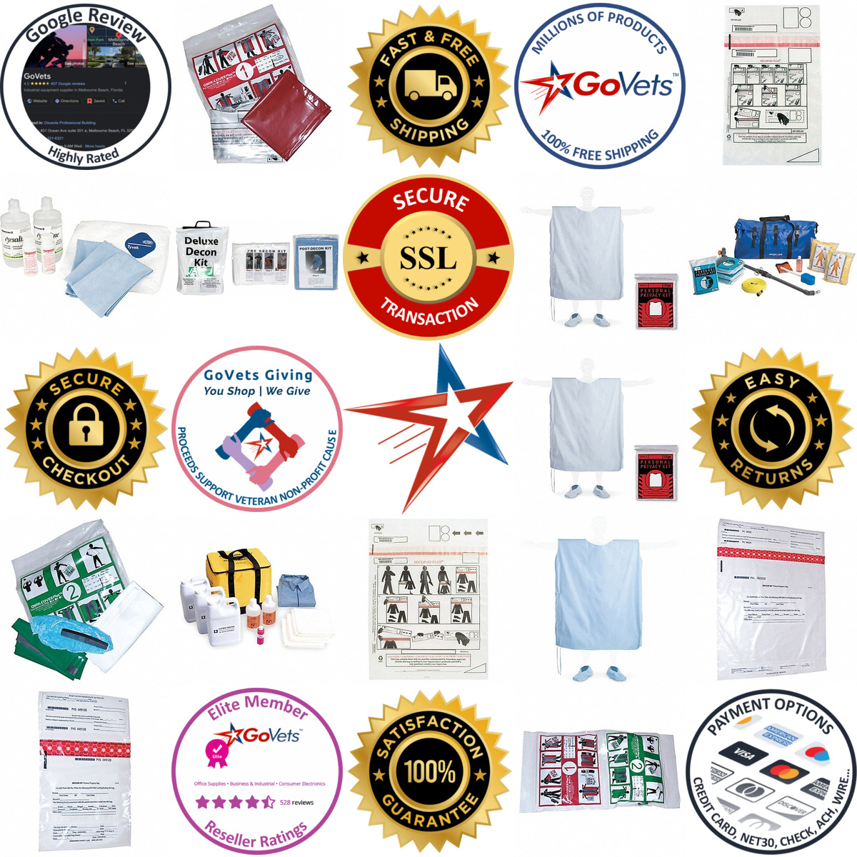 A selection of Decontamination Kits products on GoVets