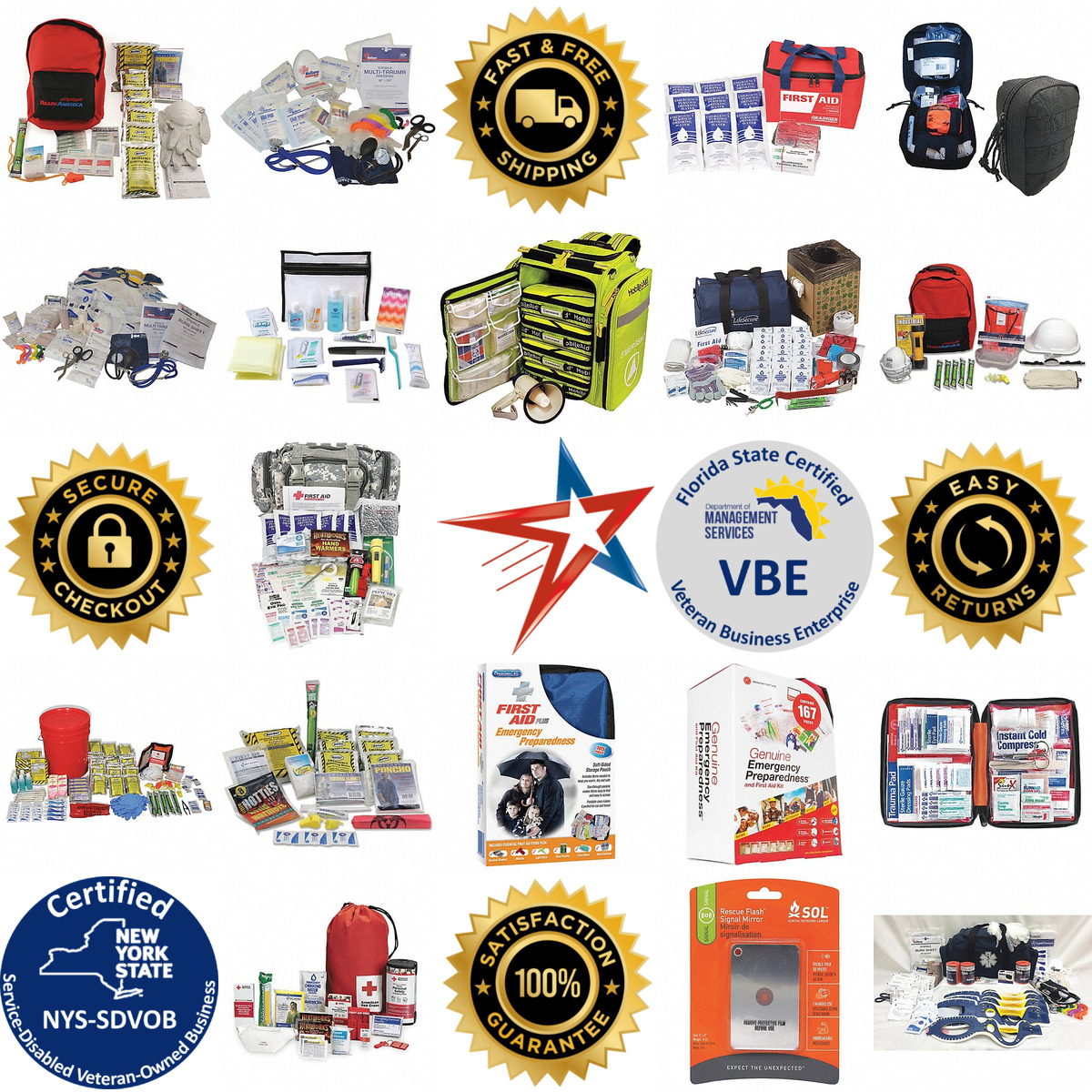 A selection of Disaster Survival Kits products on GoVets