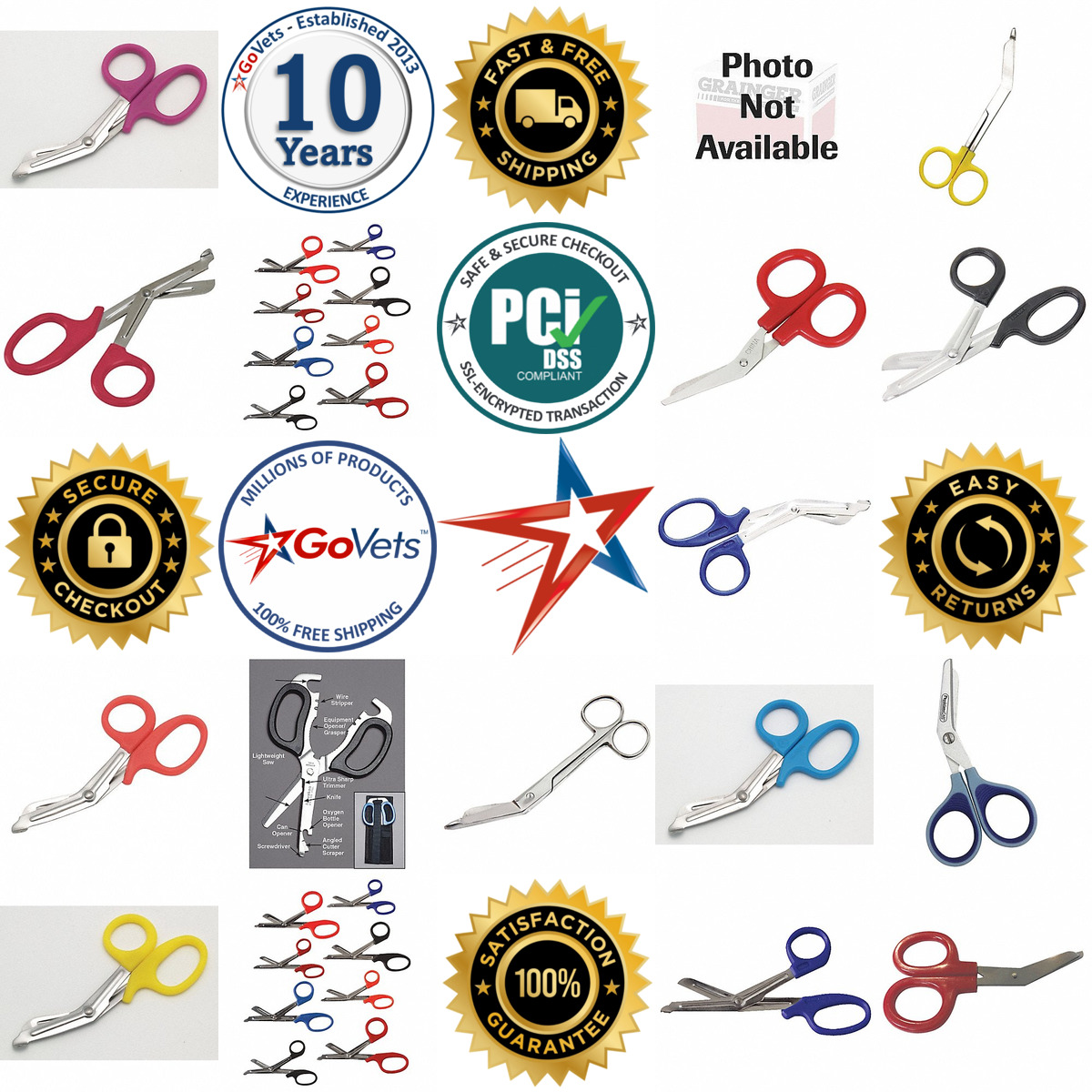 A selection of Medical Scissors and Shears products on GoVets