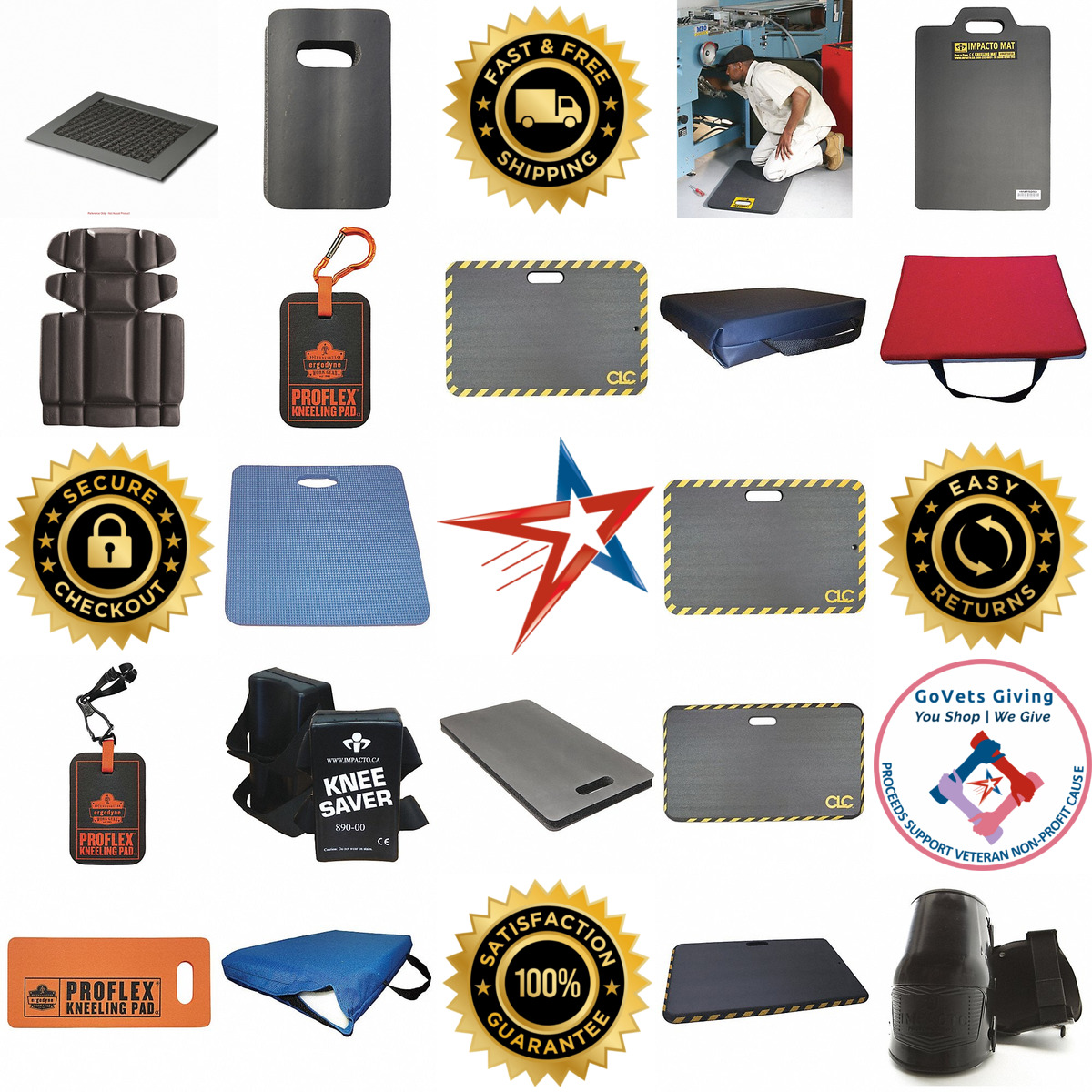 A selection of Kneeling Pads products on GoVets
