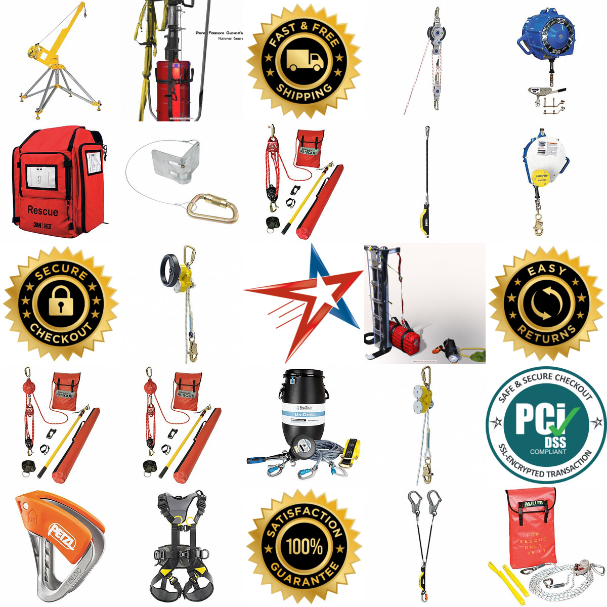A selection of Fall Rescue Devices products on GoVets