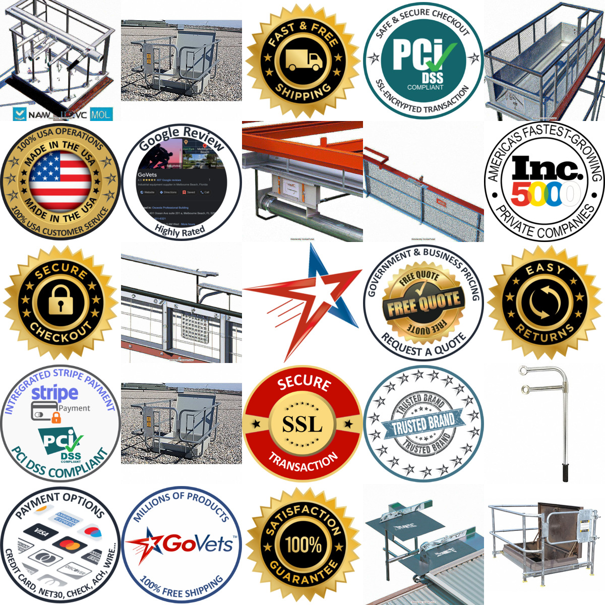 A selection of Roof Hatch Railing Systems products on GoVets