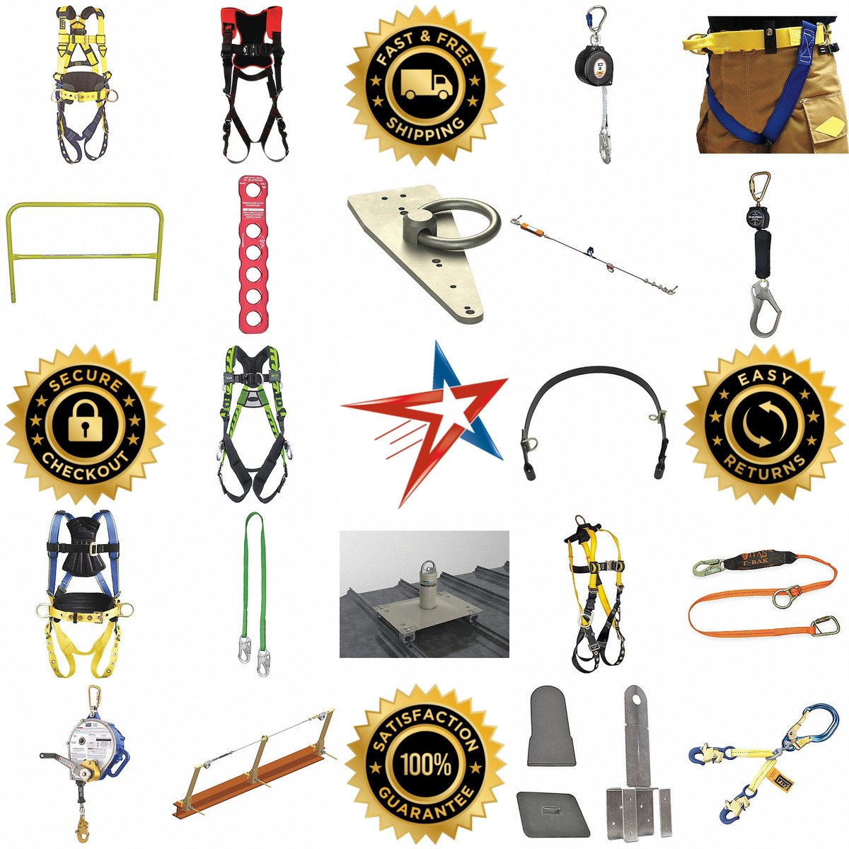 A selection of Fall Protection products on GoVets