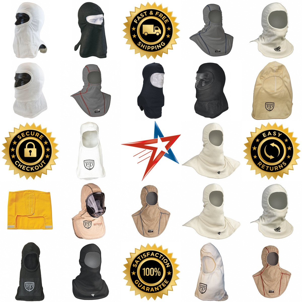 A selection of Fire Hoods products on GoVets