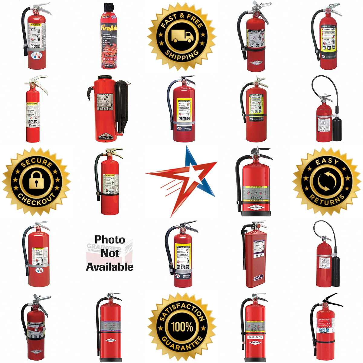 A selection of Fire Extinguishers products on GoVets