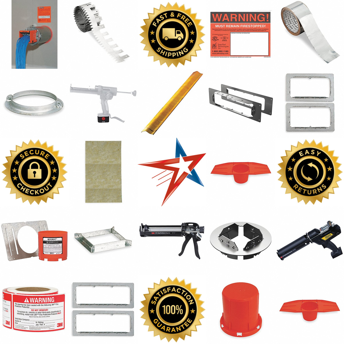 A selection of Firestop Accessories products on GoVets