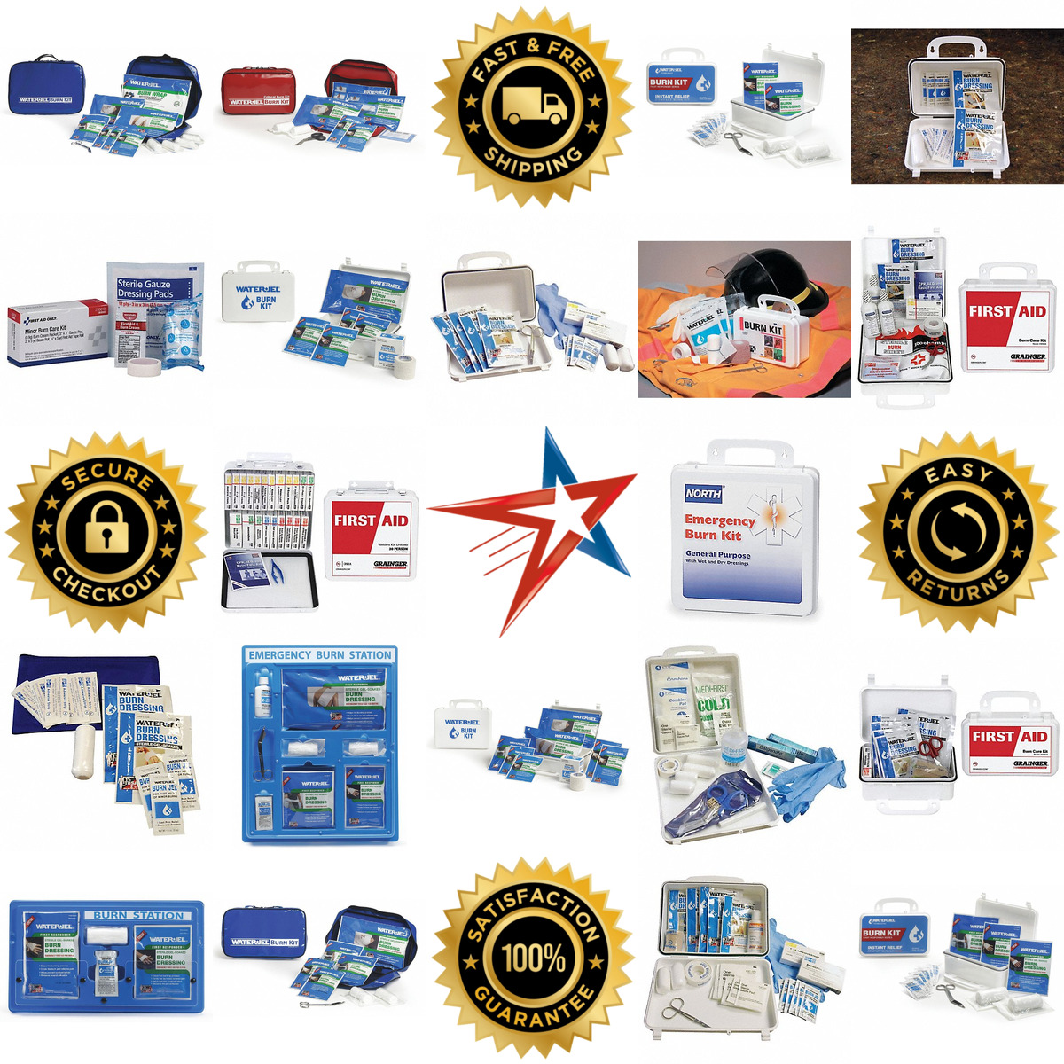 A selection of Burn Care Kits products on GoVets