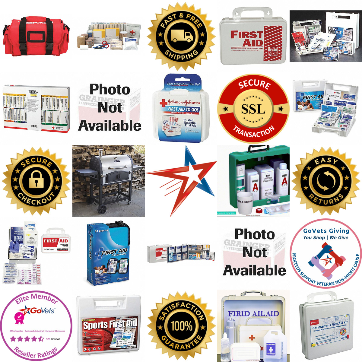 A selection of First Aid Kits and Refills products on GoVets