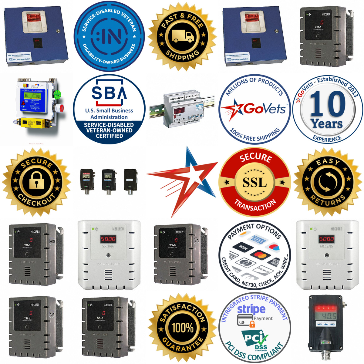 A selection of Fixed Gas Detector Controllers products on GoVets