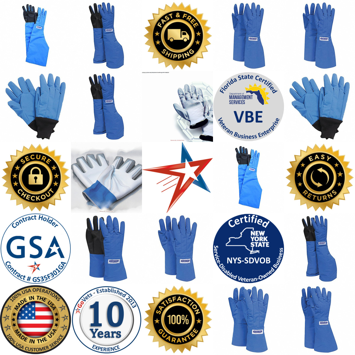 A selection of Cryogenic Gloves products on GoVets