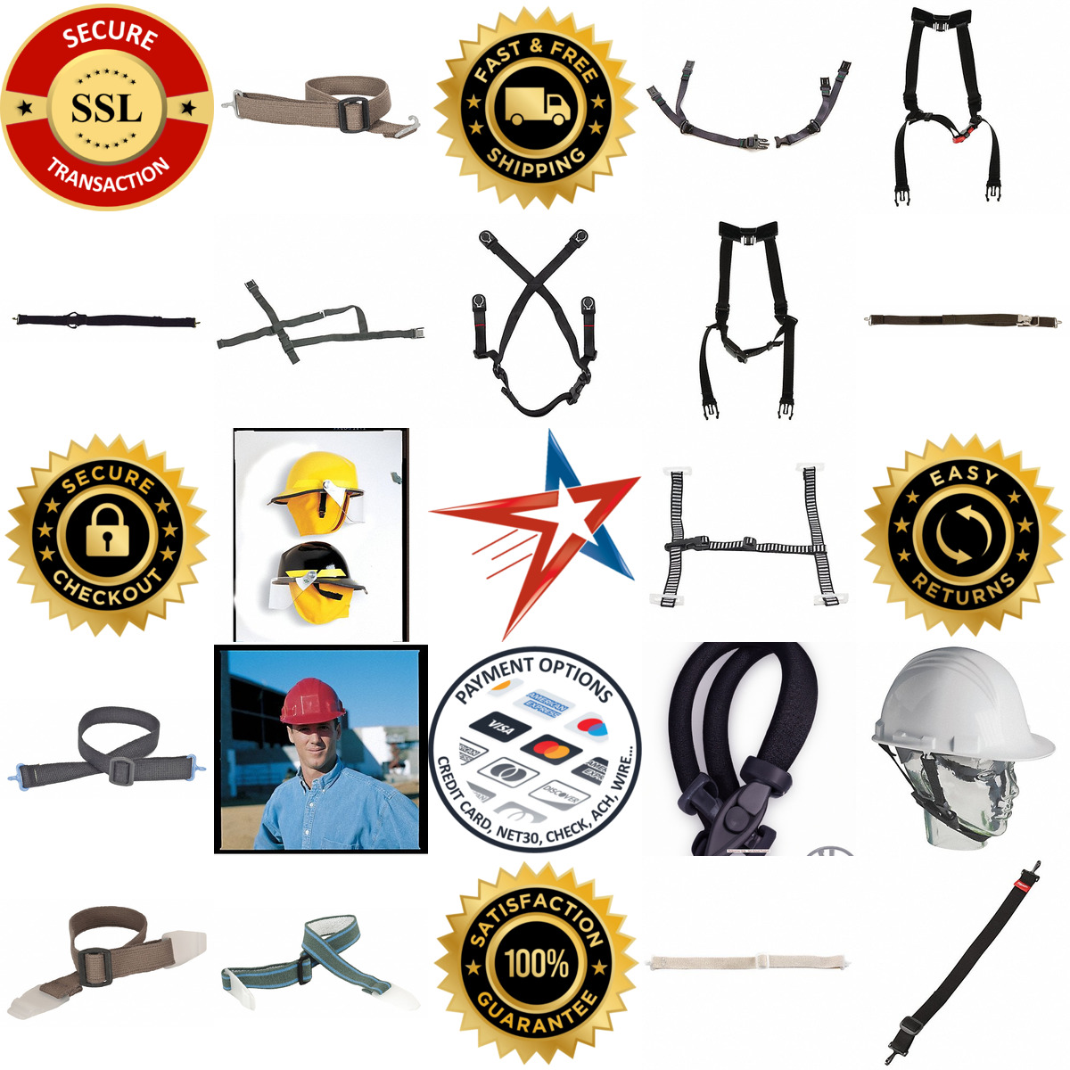 A selection of Chin Straps products on GoVets