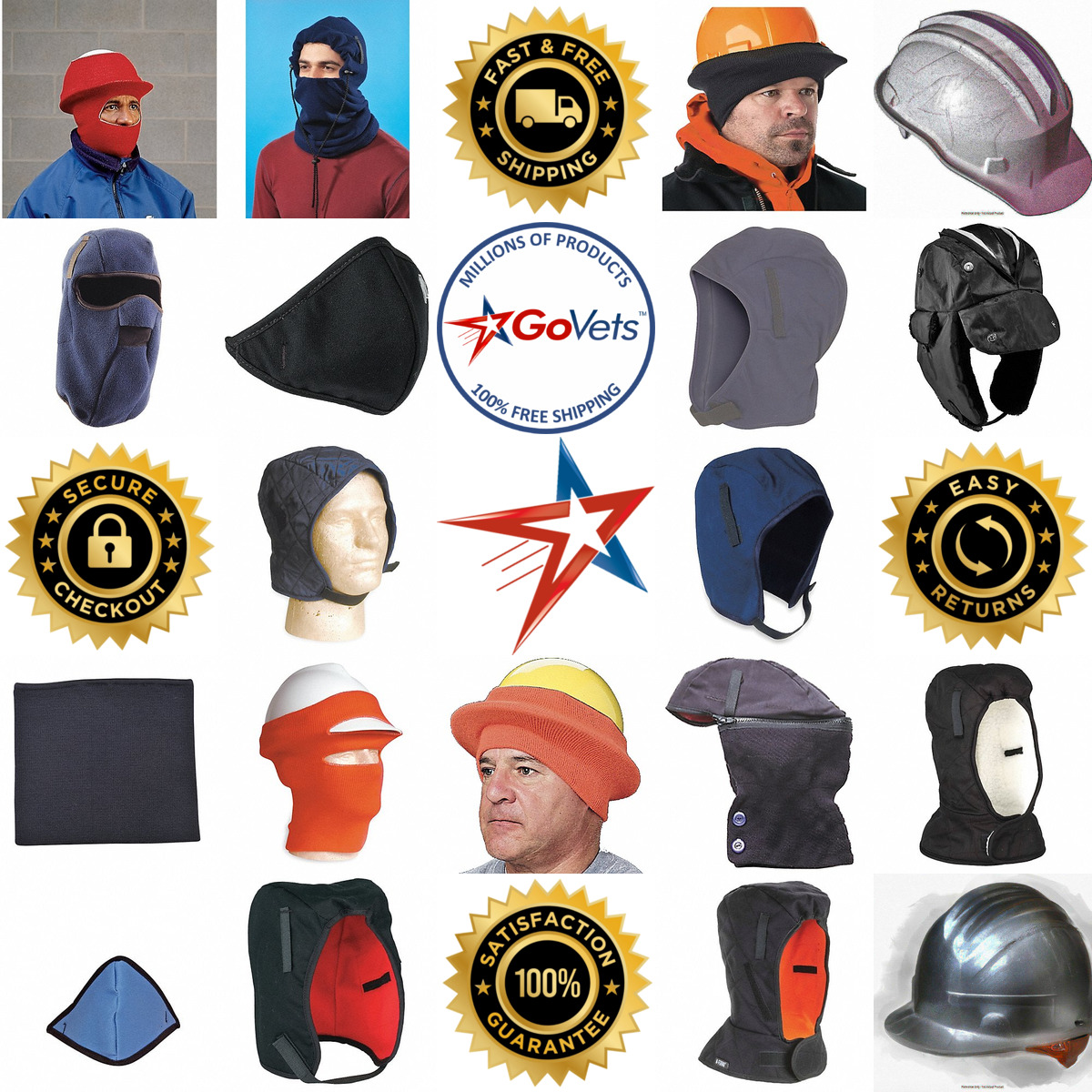 A selection of Hard Hat Liners products on GoVets
