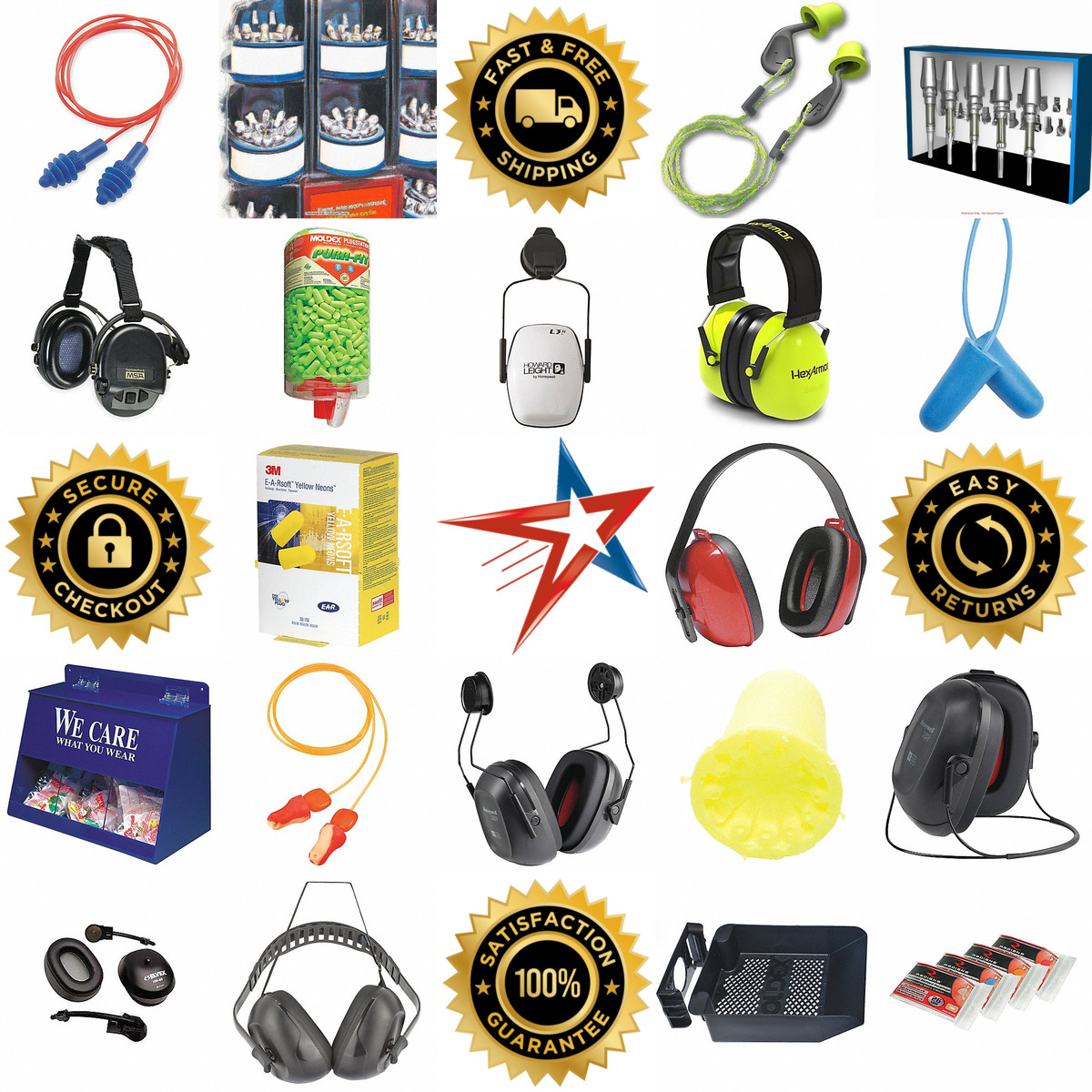 A selection of Hearing Protection products on GoVets