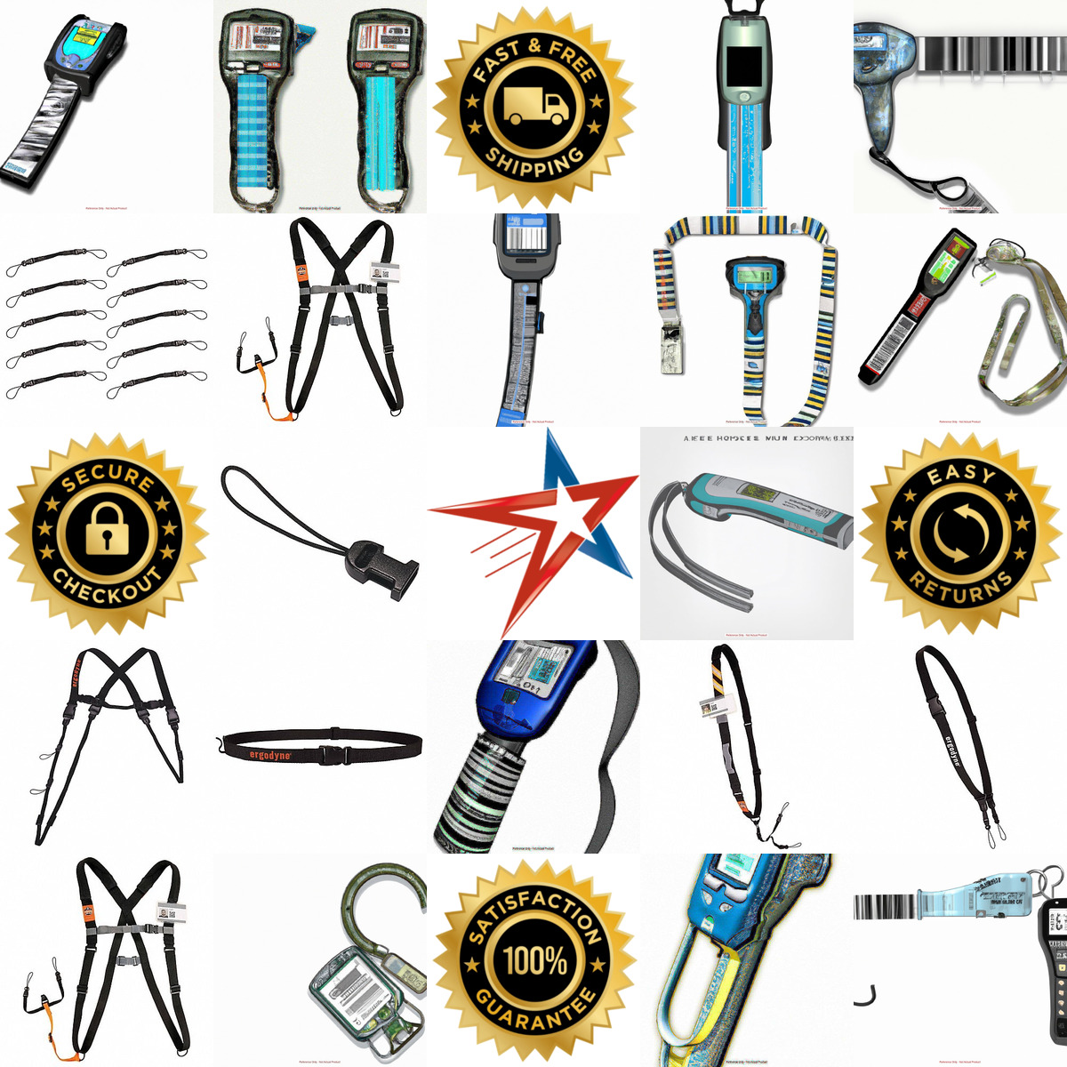 A selection of Barcode Scanner Lanyards products on GoVets