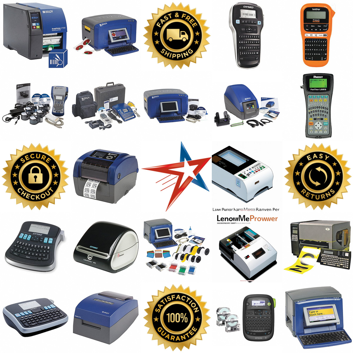 A selection of Label Maker Printers products on GoVets