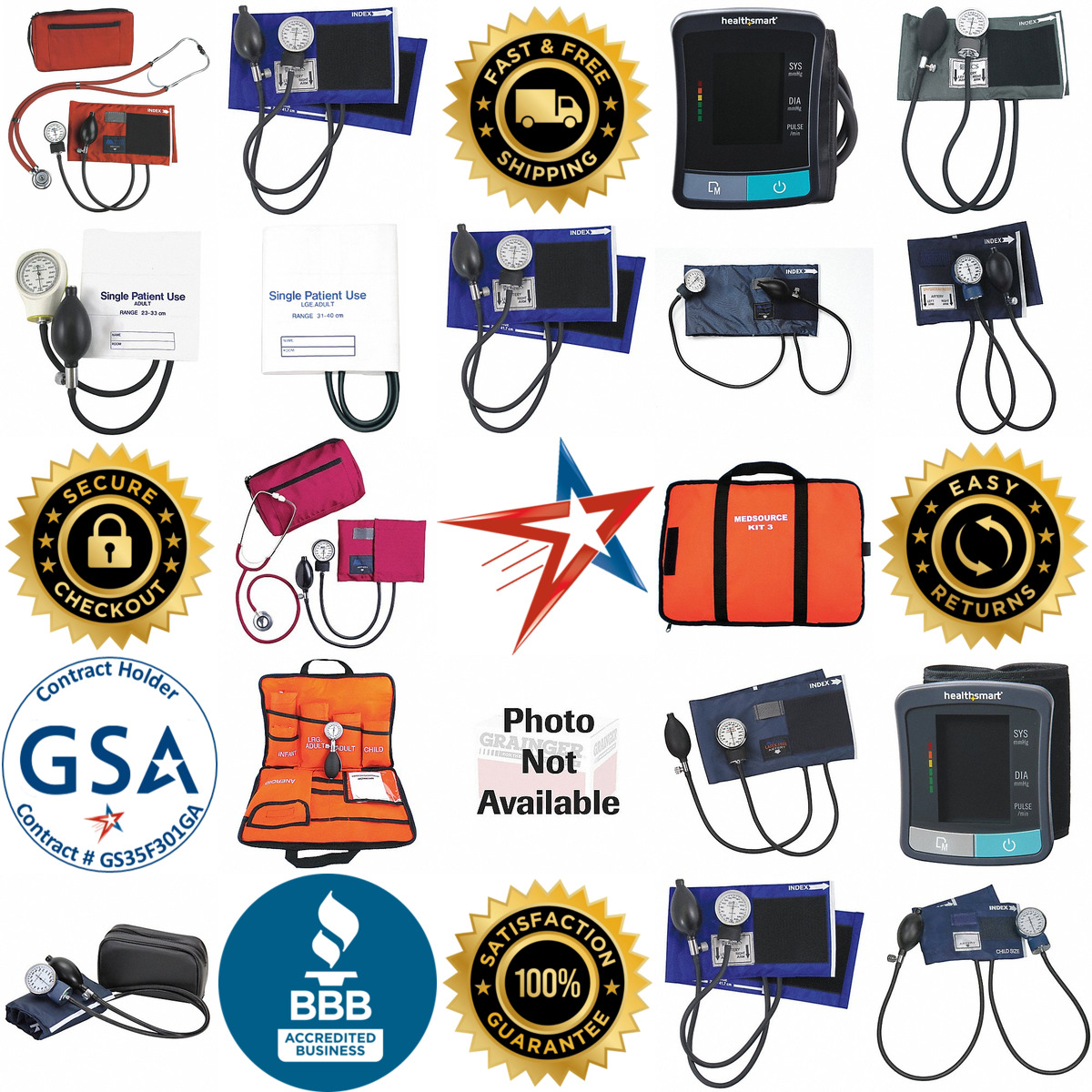 A selection of Blood Pressure Monitors products on GoVets